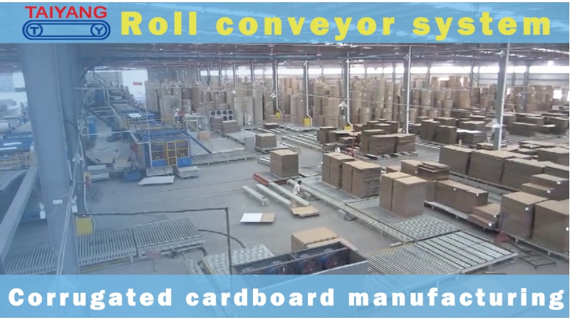 Distributeur automatique de cartons et Système de convoyage à rouleaux