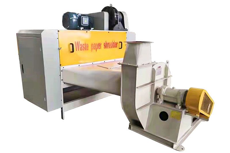 Déchiqueteuse industrielle pour carton et papier
