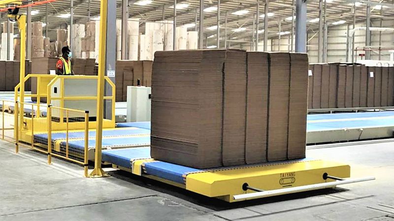 Convoyeur à bande modulaire en plastique